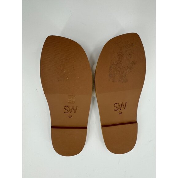 Stuart Weitzman Women's Cammy Shearling Slide Sandals 5B US - Picture 9 of 9